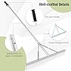 Amazon.com : Goplus Landscape Rake 36 Inch, Aluminum Rake Head w/36 ...