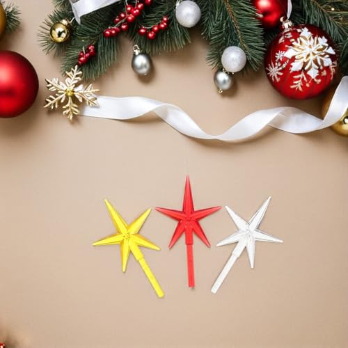 Bombillas para árbol de Navidad de cerámica UTHCLO con estrellas kit 7