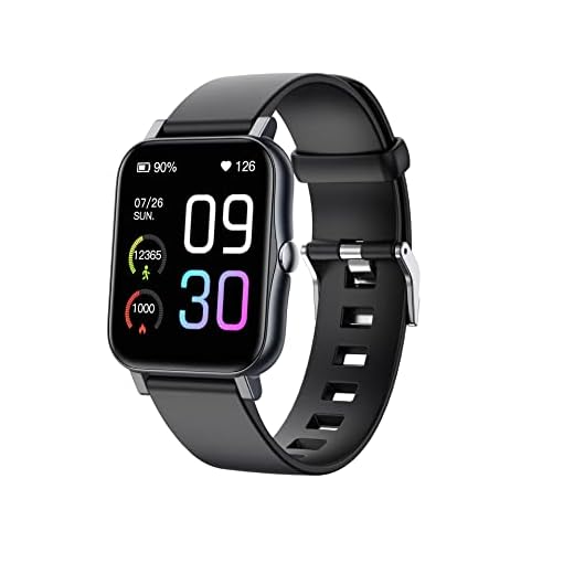 SZAMBIT Competivel para apple huawei xiaomi smartwatch esportes rastreador sono monitor de freqüência cardíaca pulso fitness pulseira relógio inteligente masculino feminino (Preto)