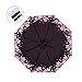 LOPLAY Anti- UV Umbrella Sun Parasol, Windproof Waterproof 99% UV Protection Compact Folding Travel Umbrella- UPF 50+ UV Block Umbrella