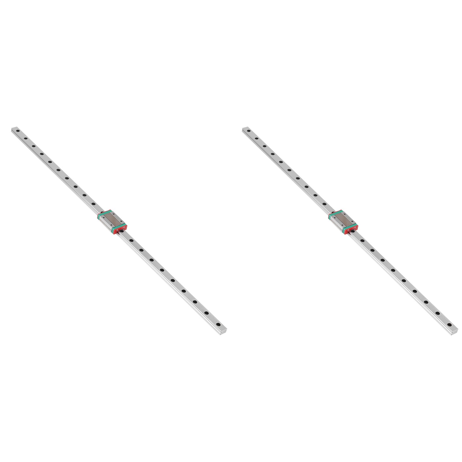 Miniature MGN12H rail de guidage coulissant linéaire 550 mm pour table CNC 3D