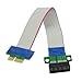 Price comparison product image Fasizi PCI-Express PCI-E 1X Riser Card Flex Extender Extension Cable for PC