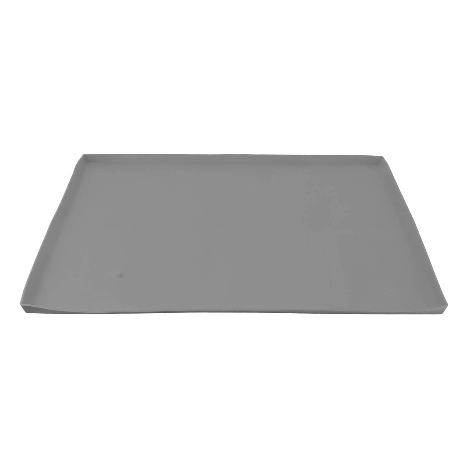 Tbest Alfombrilla de Silicona para Plancha de 28 a 36 Pulgadas, Antideslizante, Fácil de Asar, Accesorio Gris (36 Pulgadas Gris)