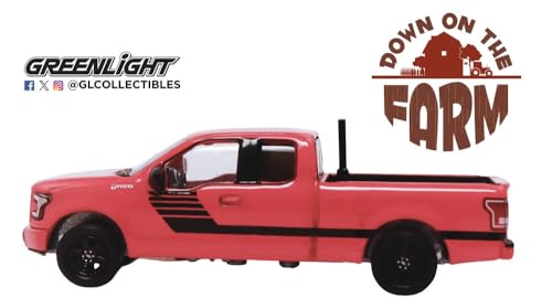 Greenlight Collectibles Escala 1:64 F-150 con Rack miniatura 3