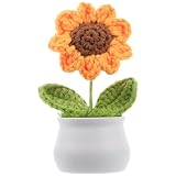Bellissimo elemento decorativo per la scrivania: ideale per le scrivanie da studio, questa pianta di girasole valorizza l'estetica del tuo spazio, fiore artificiale, graziosa decorazione per la scrivania