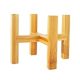 Der Blumentopfhalter ist aus Holz, stark tragfähig, stabil und langlebig.