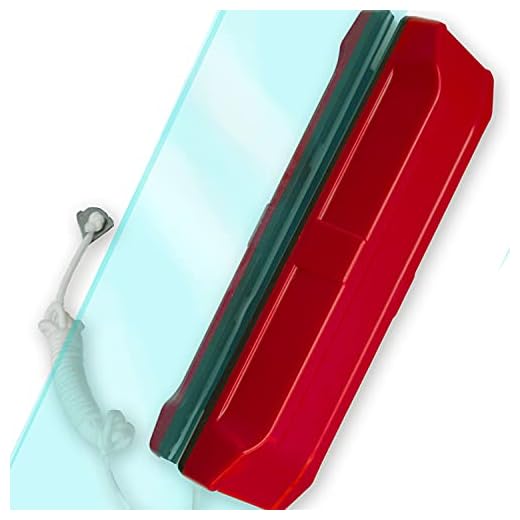 Limpia Cristales Ventanas Magnetico Aparato Limpiacristales Para Limpiar Interior Exterior de Vidrios Doble o Simple Iman magnético Vidrio 15-26 mm (Ventana Acristalamiento doble 15-26 mm)