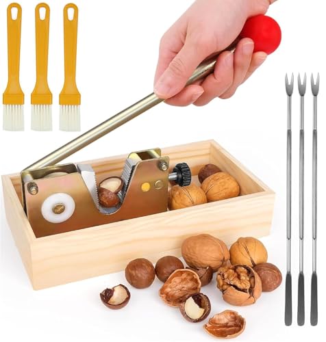 LOEPENLE Walnussknacker Nussknacker,Nussknacker Walnüsse,Nut-Cracker mit Hebel-Funktion,Blume Nussknacker Nusszange,Walnussknacker grönverstellbar,Walnuss Zange,Edelstahl Nüsse Nussknacker LOEPENLE Walnussknacker Nussknacker,Nussknacker Walnüsse,Nut-Cracker mit Hebel-Funktion,Blume Nussknacker Nusszange,Walnussknacker grönverstellbar,Walnuss Zange,Edelstahl Nüsse Nussknacker