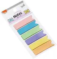 Marcador de Página 12x44mm Pastel 6 Cores, BRW