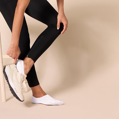 Amazon Essentials Women's Low Cut No Show Socks, 4 Pairs2