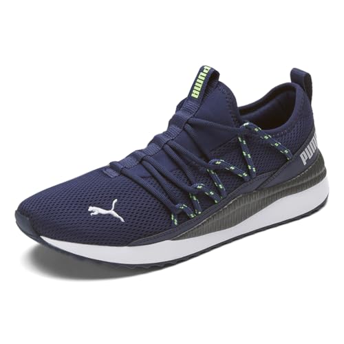 PUMA Mens Pacer Web Lace Up Sneakers Shoes Casual - Blue2