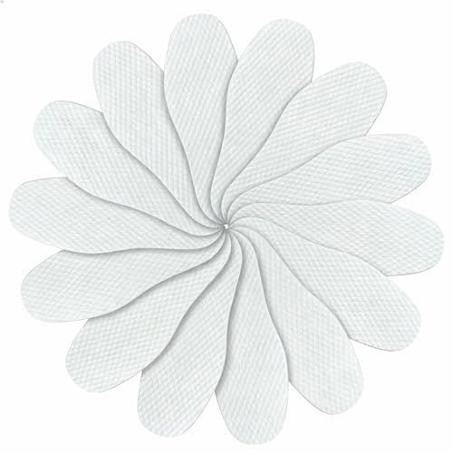 10 Pairs Disposable Breathable Thin Insoles Sweat Absorbing Shoe Pads Barefoot Insoles Disposable Wood Pulp Insole Feet Solution Odor Eliminator Insole for Hiking Running (Women Size:24cm)