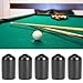 Qiilu Cue Tip Protector Cue Tip Covers 10Pcs Rubber Billiard Pool Cue Tip Protector Small Protective Stick Cover Snooker Sory (10mm)