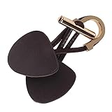 TEHAUX 革製トグルボタン レディース用 コートアクセサリー Diy装飾ボタン 耐久性のある金属バックル 多機能 服装留め具 1組