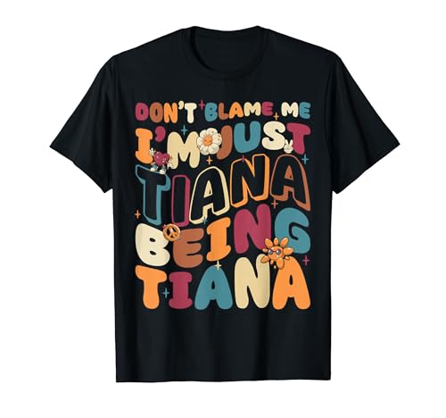 I'm Just Tiana Being Tiana Groovy Retro I'm Tiana T�V���c