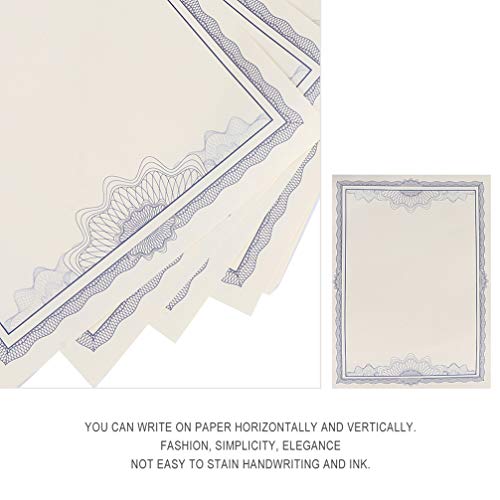 STOBOK 6Pcs Certificado Certificado Do Prêmio A4 Para Impressão de Papel Papel DIY Planície Em Branc