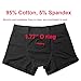 ANNUO Strap Panties Underwear, Plus Size Strap Strapless boxers brief for Men Women Black-4XL size