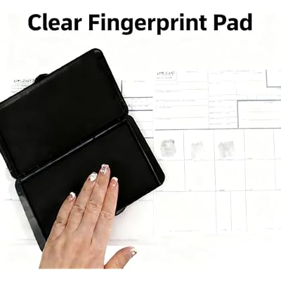 FD-258 Fingerprint Card, 10 Pack Latest Version Rev. 10/31/2023 Form Ink & Live Scan Compatible Use in Law Enforcement, Employment, Film or Video