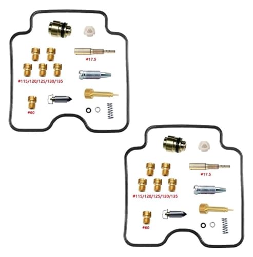 Kit réparation carburateur moto Suzuki GS 500 joint cuve pointeau flotteur membrane 2001-2011