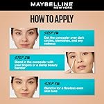 Maybelline New York Fit Me Liquid Concealer Makeup, Natural Coverage, Lightweight, Conceals, Covers Oil-Free, Light, 1 Count (Packaging May Vary) - Image 4