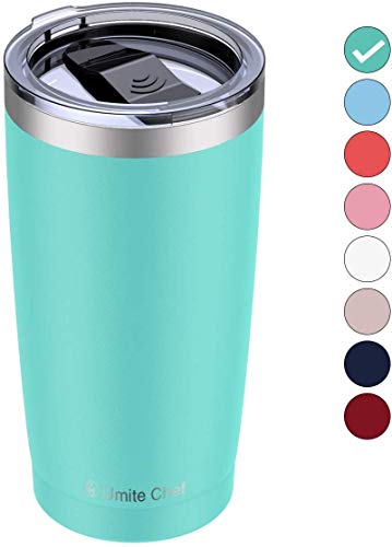 Umite Chef 20oz Stainless Steel Tumbler with Lid, Double Wall Vacuum Insulated Travel