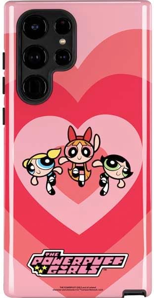 Skinit Impact Phone Case Compatible with Galaxy S24 Ultra - Officially Licensed Cartoon Network Powerpuff Girls Buttercup Green Hearts Design