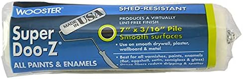 12 Pack of 7″ x 3/16″ Nap Wooster Brush Company R206 Super Doo-Z Shed-Resistant Roller Cover