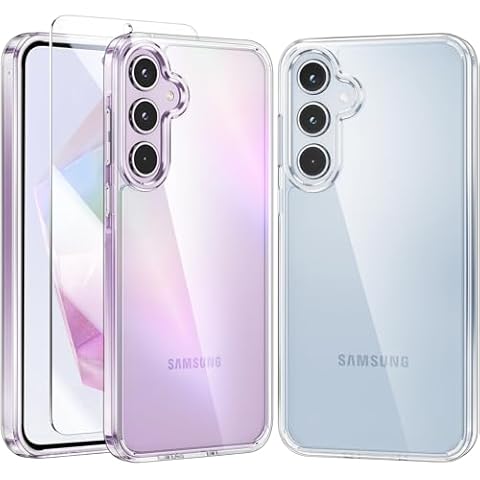 FNTCASE Clear Protective Case for Galaxy A35-5G Cover