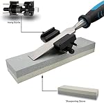 Amazon Basics 8-Piece Wood Carving Chisel Set with Honing Guide, Sharpening Stone and Storage Case