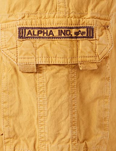 Alpha Industries Jet Short Short für Herren Wheat – Ansicht 3