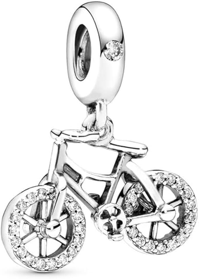 Berloques Bicicleta - Linda! Cabe em colares e pulseira de prata de todas as marcas