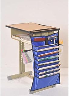 System-S - Organizador para Escritorio y Pared (12 Compartimentos), Color Azul