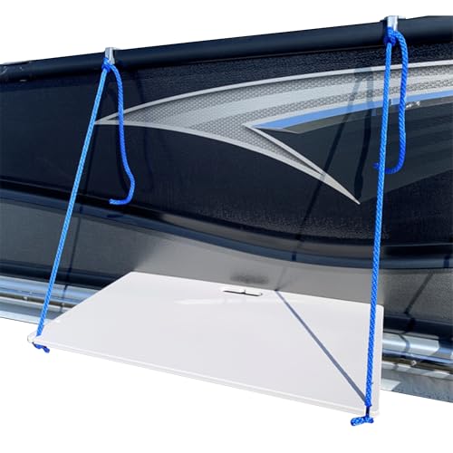 Deep Blue Outdoors Sandbar Pontoon Table (Silver, White)