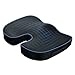 KiAKUO Cojín de escritorio de espuma viscoelástica para coxis, dolor de espalda, alivio del dolor de espalda, cojín de silla para silla de oficina, cojín para asiento de coche