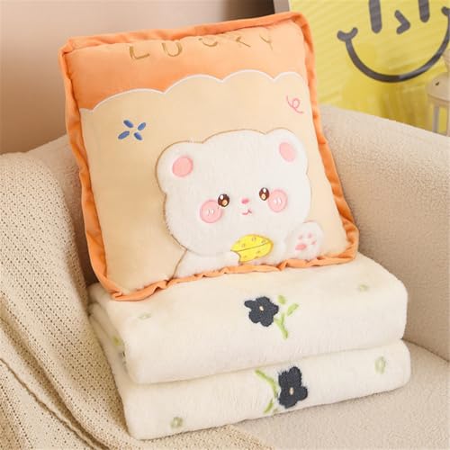 Couvertures en peluche douce et confortable version coussin de place - 6