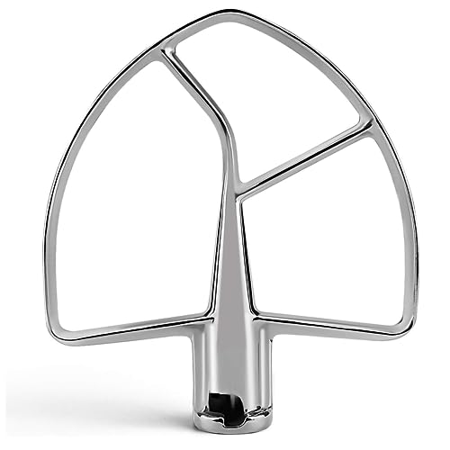 Kitchen Stand Mixer Attachments fit for Kitchenaid Artisan Mixer Attachments W10376294 Flat Blade Paddle fit for Kitchen Aid 7&8 Quart Mixer,Food Grade Stainless Steel Mixer Attachment,prime&swift