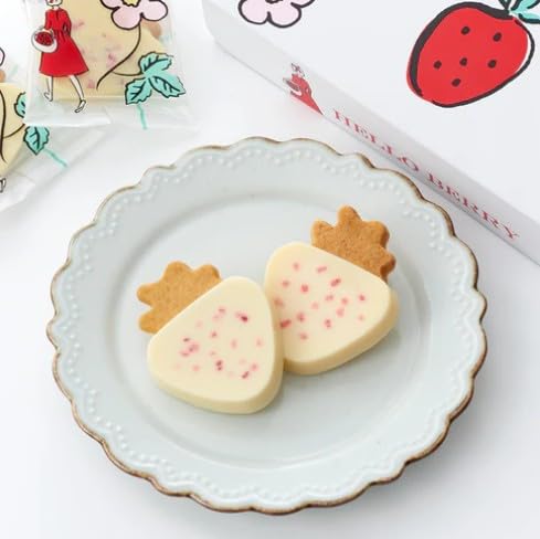 Amazon.co.jp: オードリー ハローベリー（ホワイトチョコレート）5個入