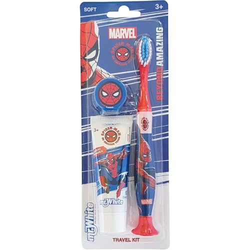 Kit de voyage Spider-Man : Brosse à dents manuelle + Dentifrice 25 Ml