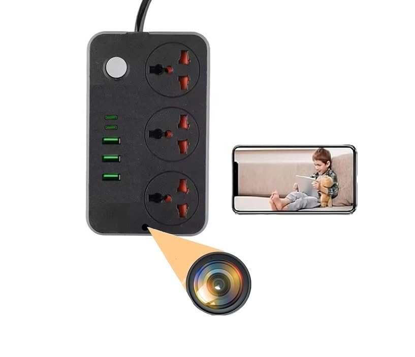 FREDI HD PLUS Extension Board Camera with WiFi | 1080p Full Hd Hidden Camera | Inbuilt 32GB SD Card Supported | Nanny Camera for Home and Office Security Camera-image-35