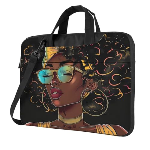 Laptop Bag Case Beautiful African Women Computer Messenger Shoulder Bag Laptop Sleeve Briefcase