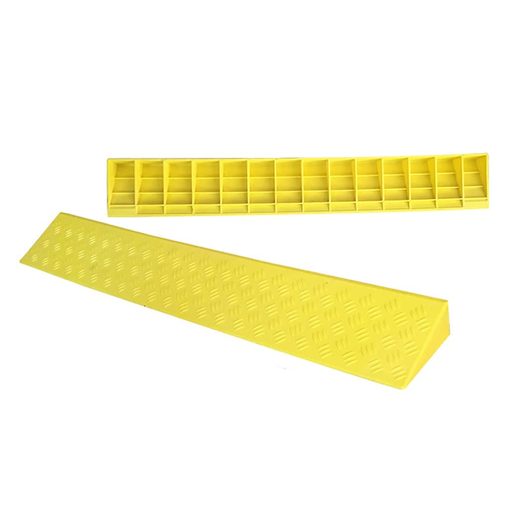 Indoor Plastic Ramp Slope Ramp, 11-24cm Width, Cuttable Threshold Kerb Ramp for Sweeping Robot Vehicles Wheelchair Curb Ramps Deceleration Zone
