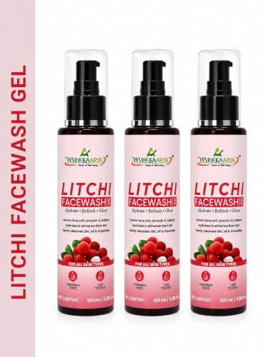 Image of Litchi Face wash for Soft & Refreshing Feel - Pack of 3