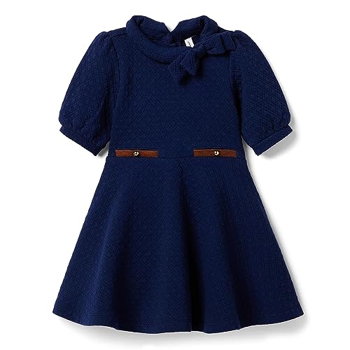 Janie and Jack Girl's Mattelasse Bow Dress (Toddler/Little Kids/Big Kids)