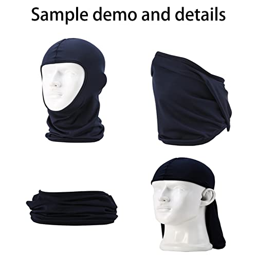 Ganway 5 Pieces Balaclava Full Face Mask Men Women Ski Mask Outdoor Sports Windproof Uv Protection Breathable Face Cover (Army Green) #TOP4