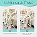 FEOKUMO Height-Adjustable Stand Assist, Standing Mobility Aid, Assistance Handle for Patients, Seniors and Disabled, Safety Grab Bar