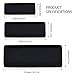 Heran 5 Pieces Refrigerator Door Handle Covers, Adjustable Non-Slip Appliance Handle Covers for Fridge, Microwave, Oven, Dishwasher, Easy to Clean & Install, Charcoal Black
