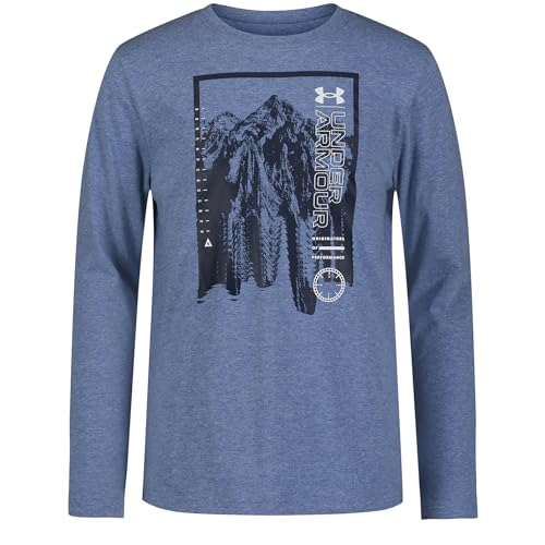 Image of Under Armour Boys' Long Sleeve Graphic T-Shirt, Lightweight & Breathable, Outdoor Collection