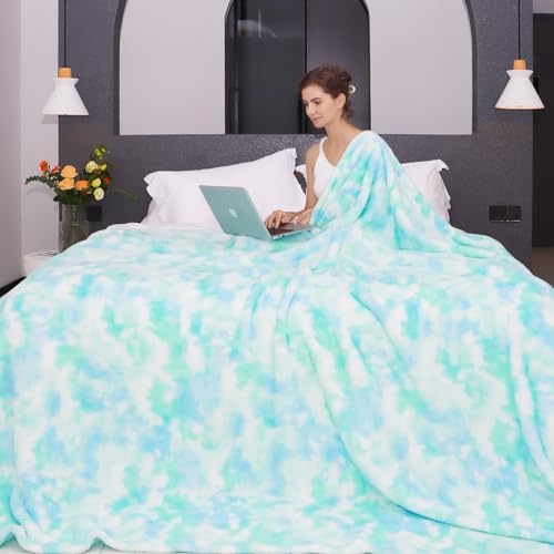 MUGD Lightweight Blanket Fleece Big Blanket Fuzzy Throw Blanket for Bed King Size