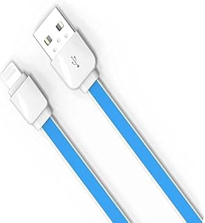 Ldnio Smart Edge USB Cable Compatible with iPhone, 1M, Blue White