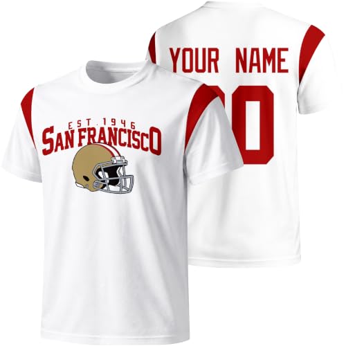 Image of ANTKING T Shirt Custom Short Sleeves for Youth Men Women | Crew Neck T Shirt with Custom Name Gift